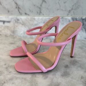 Lulus Pink Stiletto Sandal Size 5.5